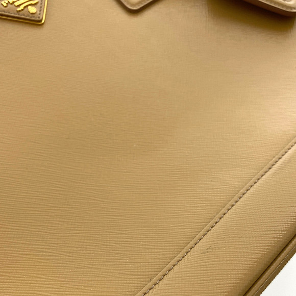 Prada Saffiano leather shoulder bag handbag VERNIC CAMMEO beige - Picture 5 of 10